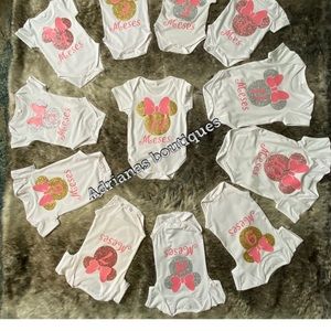Custom made onesies month by month